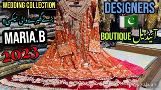 IDEAL BOUTIQUE 👑 Pakistani designer wedding collection 2023 Beautiful party wear dresses design [upl. by Kyd]