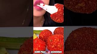 Asmr hot cheetos cheese 🧀 balls with mayonnaise credits asmrPHAN [upl. by Cupo180]