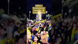 Búcaros Campeón Primera ⭐ Bucaramanga campeones shorts [upl. by Voccola]