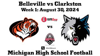 Belleville Michigan vs Clarkston Michigan Full Game Highlights [upl. by Frankhouse]