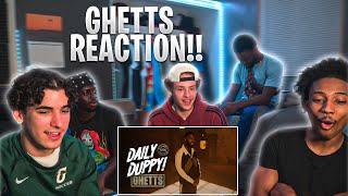 AMERICANS REACT TO GHETTS  DAILY DUPPY  GRM DAILY [upl. by Ocsirf]