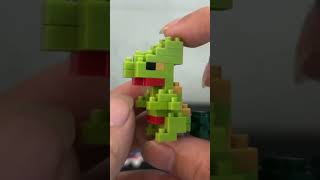 Nanoblock Pokemon type grass serie  Pokemon Treecko pokemon [upl. by Idnod]