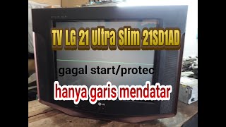 cara servis TV LG slim protek [upl. by Goodard]