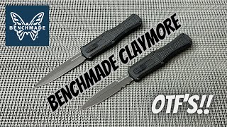 UNBOXING  BENCHMADE CLAYMORE OTF 3370GY amp 3370SGY [upl. by Appleby]