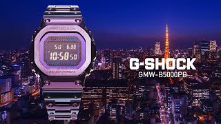 New GShock GMWB5000PB6  Midnight Tokio  Official Video [upl. by Enial]