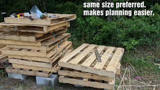 DIY pallet chicken coop [upl. by Guyer]