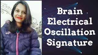 BEOS Brain electrical oscillation signature in Hindi  Brain finger printing [upl. by Zannini688]