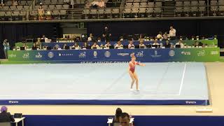 Elena Gerasimova Floor  2019 Junior Worlds Qualifications [upl. by Yarezed102]