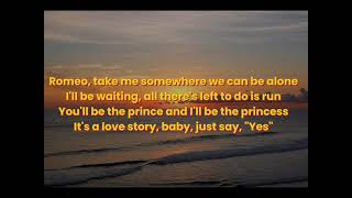 Love Story  Taylor Swift Lyric Video [upl. by Derman]