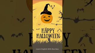 Từ vựng Halloween shorts english [upl. by Dailey404]