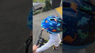 3 year old at Bayside BMX Club track Trek Precaliber 16 Brisbane QLD [upl. by Orson]