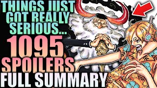 This Just Got Really Serious Full Summary  One Piece Chapter 1095 Spoilers [upl. by Sternlight]