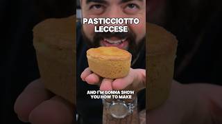 PASTICCIOTTO LECCESE  PUGLIA italiancusine italy food easyrecipe [upl. by Kimble]