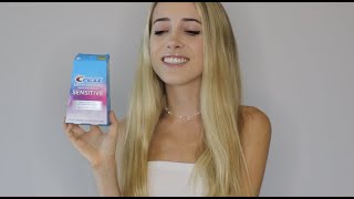 Crest 3D WhiteStrips Sensitive  Review [upl. by Malia25]