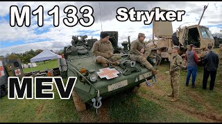 US Army Stryker M1133 Medical Evacuation Vehicle MEV  Army Heritage Days Carlisle Pa [upl. by Irak]