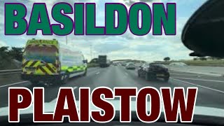 Basildon SS14 to Plaistow E13 210624 [upl. by Egdamlat383]