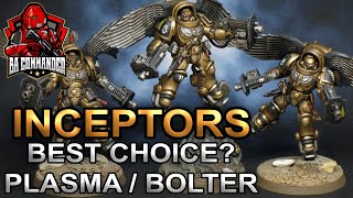 Primaris Inceptors  Bolter vs Plasma Blood Angels [upl. by Llerret]