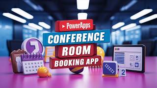 PowerApps Conference Room Booking App [upl. by Atilef]