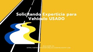 Solicitando Experticia en SERTRACEN [upl. by Salena]