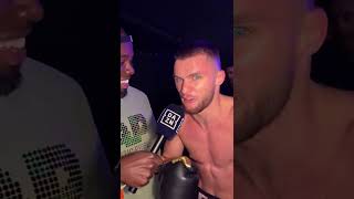 💥 Ed Matthews REACTS to KNOCKING OUT Swarmz in one round [upl. by Tse464]