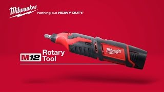 Milwaukee® M12™ Cordless LITHIUMION Rotary Tool 246022 [upl. by Anaeco689]