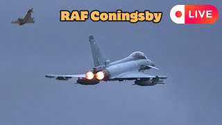 LIVE From RAF Coningsby  Home to RAF Eurofighter Typhoon FGR4  QRA amp BBMF [upl. by Norrie]