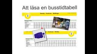 Sfi B Tidtabell  buss [upl. by Leachim965]