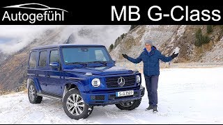 Mercedes GClass FULL REVIEW onroad vs gravel vs snow o 2020 allnew G350d Wagon  Autogefühl [upl. by Nerak]