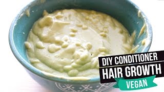 DIY Hair Growth Deep Conditioner w Fenugreek  VEGAN Recipe [upl. by Lrae]