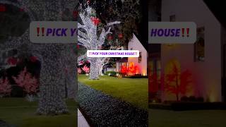 Pick your Christmas house‼️ christmas merrychristmas holiday [upl. by Hildick]