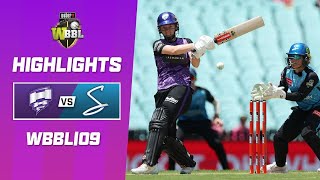 Hobart Hurricanes v Adelaide Strikers  WBBL09 [upl. by Nola361]