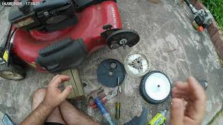 Lawn mower wheel replacement [upl. by Newo580]