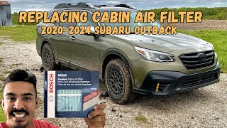 How to Change Cabin Air Filter on 20202024 Subaru Outback  Easy DIY Guide SubaruOutback CarTips [upl. by Ran]