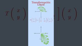 Transformación lineal ciencia algebralineal manim maths [upl. by Witherspoon]