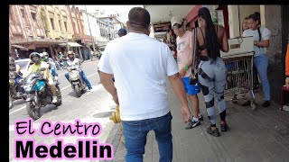 🇨🇴 4K EL CENTRO MEDELLIN DOWNTOWN Botero Plaza LA CANDELARIA COLOMBIA [upl. by Medorra]