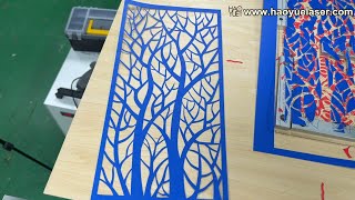 100W galvo co2 laser cutting paper [upl. by Araid431]