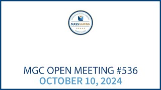 MGC Open Meeting – October 10 2024 [upl. by Carlynn562]