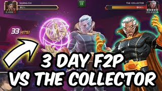 3 Day Free To Play Account VS Act 5 Collector Boss Fight  Uncollected  Marvel Contest of Champions [upl. by Eremehc76]