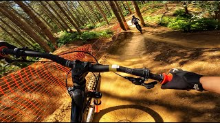 SICK SENDS AND HUGE TRAINS AT CHICKSANDS BIKE PARK [upl. by Akkina619]