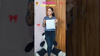 🎀 Meesho 🎀 night dress under320 nightwear meesho nightweardreesh views unboxing viralvideo [upl. by Janis]