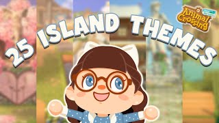 25 ACNH ISLAND THEME IDEAS [upl. by Atiuqrehs]