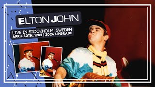 Elton John  Live in Stockholm April 30th 1982  2024 UPGRADE [upl. by Au]