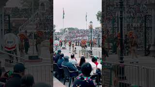 🇮🇳Wagah border retreating ceremony 🇮🇳 indian viralytshorts ytshorts [upl. by Necyla549]