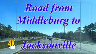 4K  Road from Middleburg to Jacksonville movie [upl. by Hoover]