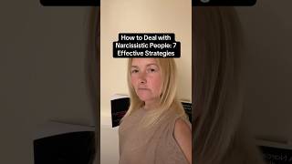 How To Deal With Narcissistic People 7 Effective Strategies [upl. by Fortunio]