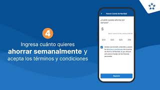 Abre tu cuenta de ahorros de Navidad en el app [upl. by Mallen]