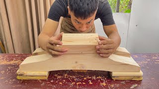 Amazed By the Young Carpenters Wood Recycling Idea  Build Tables From Pallet Wood And Scrap Wood [upl. by Patrich318]