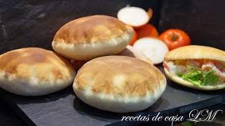 PAN DE PITA CON TODOS LOS PASOS Y TRUCOS PARA QUE SIEMPRE TE SALGA UN PAN DE PITA PERFECTO [upl. by Nylteak531]