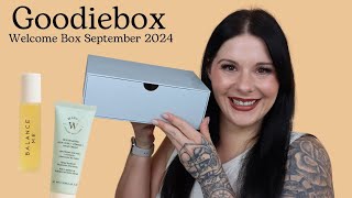 Goodiebox WELCOME Box September 2024 UNBOXING [upl. by Rao]