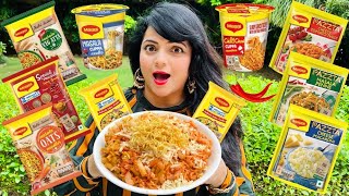 Trying Every MAGGI  Food Vlog [upl. by Sherri]